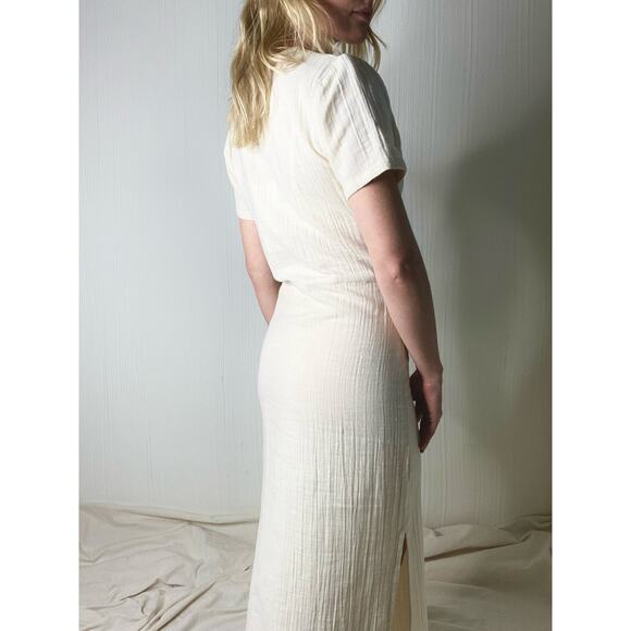 RITA ROW Hedda Cream Gauze Cotton Dress US XS NWT - Picture 8 of 13